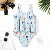 Christmas Themed Floatation Swimsuit Safe & Fun Water Play! Teeny Pandas